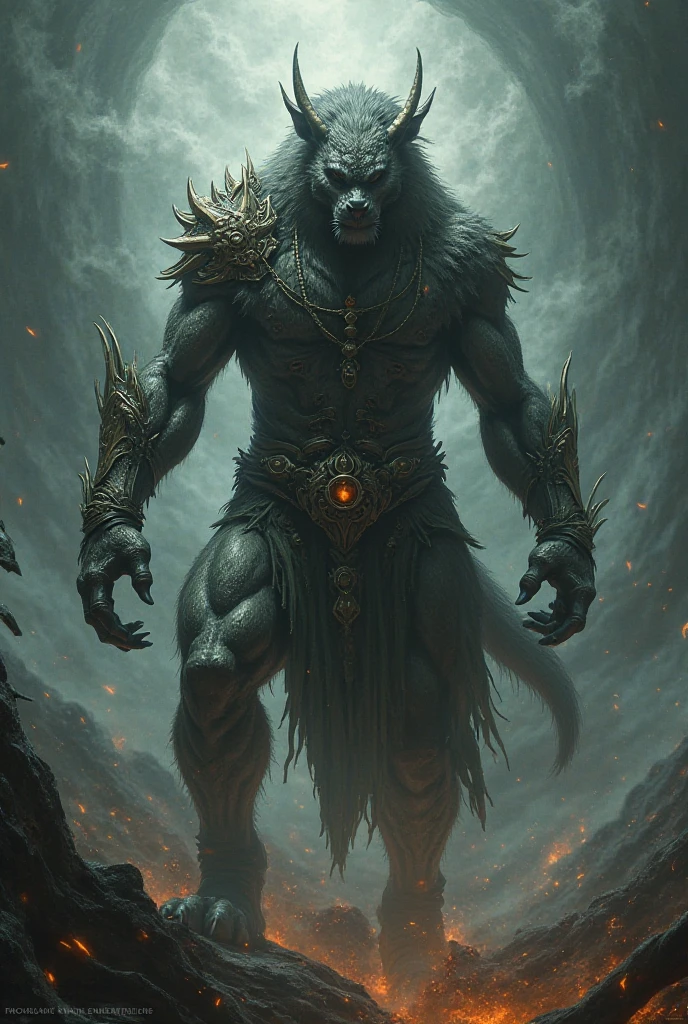 Make a realistic image of Hanuman in black edition 


