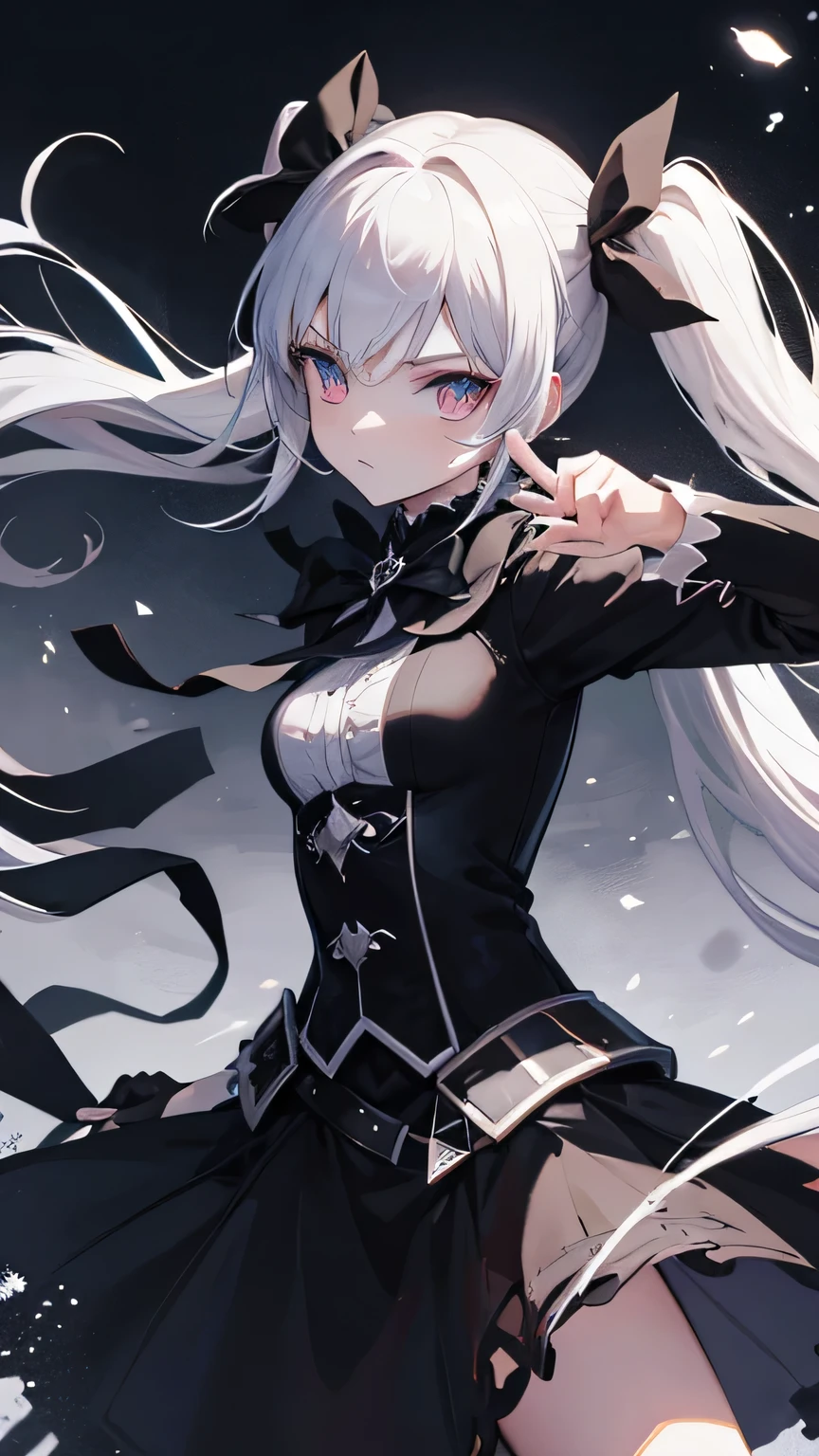 Melhor qualidade, extremely high-resolution,silver hair