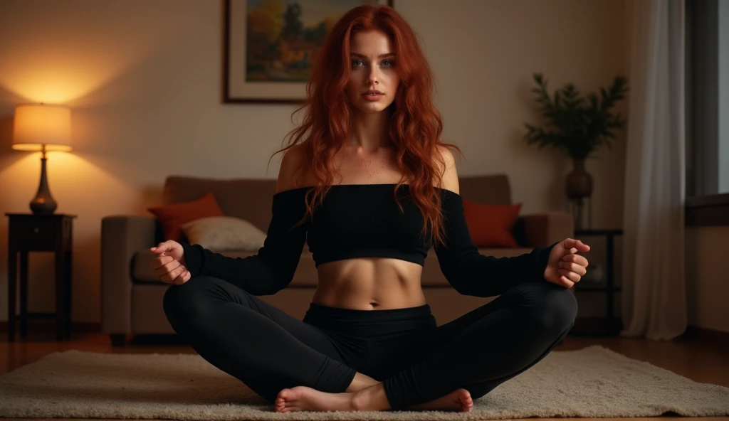 instagram model, full body, expressive eyes, worship, detailed face, , large amount of white goo dripping down face, curly red hair, man standing behind girl , held down, hair pulled, pulled choke leash, strangled, pain and scared, harness chain in middle of room, drenched from sweat, slave, sperm,
