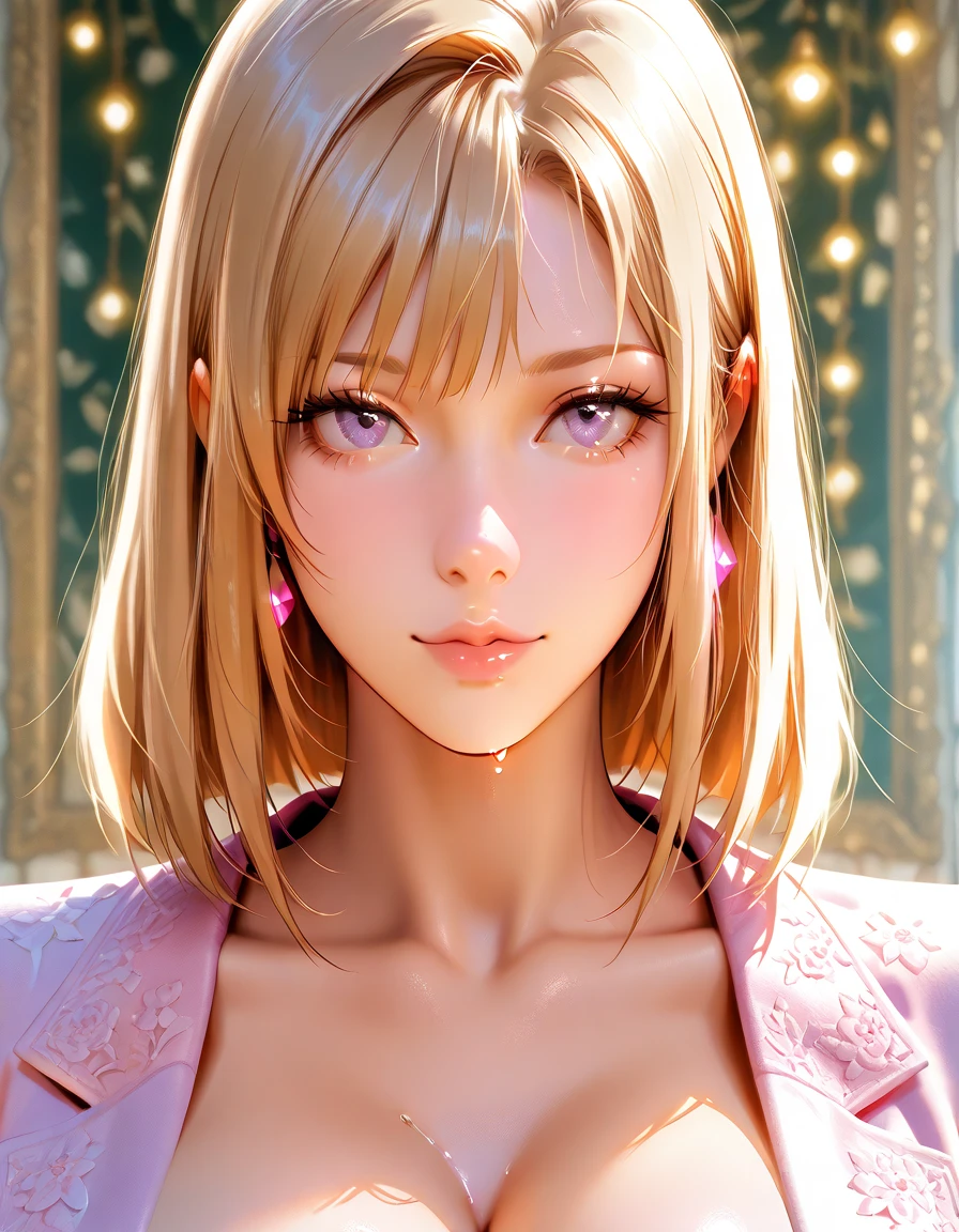 (masterpiece), (portrait), 1girl, laying on bed, touching her medium boobs, lips apart, shiny skin, photorealistic, lifelike, blush, highdef, depth of field, (add details:1.5), (fine details:1.5)
