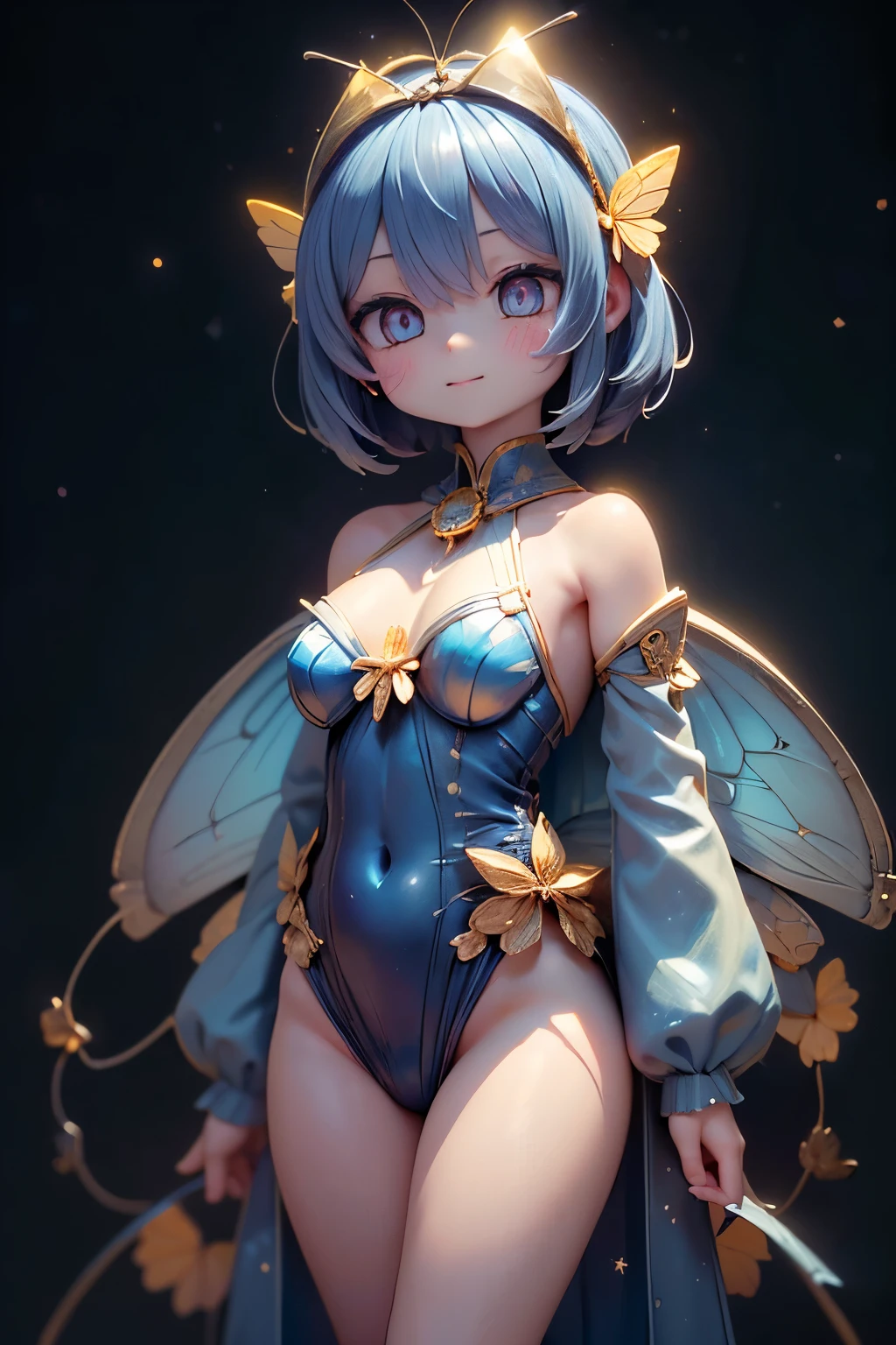 There is a butterfly,There are a lot of crystals on the wings, intricate ornate anime cgi style, Beautiful digital artwork, 8K high quality detailed art, high definition cgsociety, sapphire butterfly jewellery, mechanical butterfly, 4k highly detailed digital art, Butterfly, cgsociety 8k, cgsociety 8k, cgsociety 8 k, cgsociety 9, stunning cgsociety