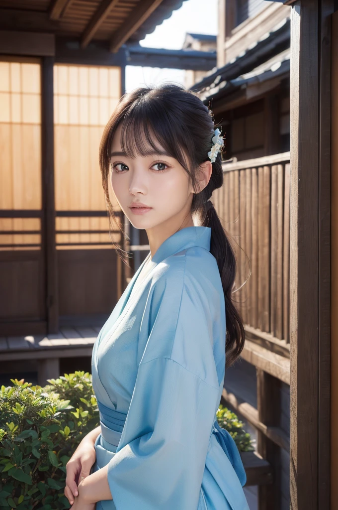 (Beautiful model appearing in Japanese clothing commercial, Beautiful long silver mesh hair swaying in the wind), (alone), ((face is 80% beauty and elegance, 20% pretty and cute:1.5)), (Her roots are in Eastern Europe and Asia), clear eyes, (fine eyes, light brown eyes, bright pupils), double eyelid, (Slightly thick and sexy lips:1.2), Super detailed and incredibly high resolution silver long Kimono, Highly detailed facial texture, impressive body shape, Curvaceous and very attractive woman, (The color of the long kimono is 95% pink and 5% lapis lazuli:1.5), High resolution RAW color photography professional photography, break ultra high-resolution textures, High resolution body rendering, Big eyes, an unparalleled masterpiece, incredible high resolution, Super detailed, stunning ceramic skin, break (Made with plenty of Rinpa silver.、琳派風のshiny redい振袖を着ています。.), (The main color is Rinpa'shiny red.), (丁寧に作られた日本の古典的なshiny redい振袖), ((The embroidery pattern is a Japanese painting style of lapis lazuli birds, cloud, Mountain, river, and flowers)), (A lapis lazuli obi that matches this kimono), ((Delicate and elegant embroidery、shiny redい振袖)), (The background is sparkling silver diamond dust emitted from the moon,Cherry tree:1.5) break ((highest quality, 8K)), sharp focus:1.2, (layer cut, big:1.2), (beautiful woman with perfect figure:1.4), (Beautifully shaped breasts:1.3), thin waist, (correct hand shape:1.5), (full body shot | Rear view)