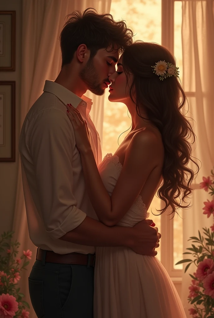 Couple show trust on each other