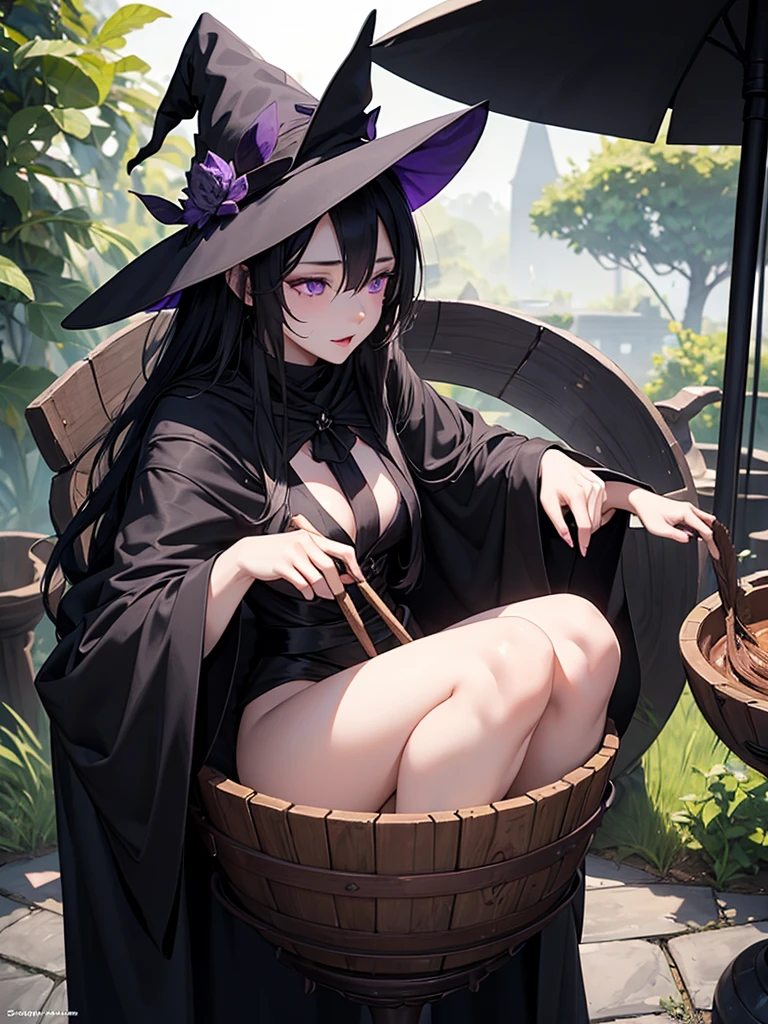 A witch with a hat and a broom on her head, Guviz, seductive anime girls, Guweiz in Pixiv ArtStation, black-haired mage, Guweiz on ArtStation Pixiv, trending on artstation pixiv, zerochan art, author：Shitao, with straw hat, flirty anime witch casting magic, rossdraws 2. 5，2 girls，Witches，Witch hat，Student uniform，Formal attire，pupils，Witch School Student，JK school uniform，Witch costume，Witch coat，Wrap the shirt，Conservative shirts，The packaging is tight，The packaging is tight，pleatedskirt，Bright colors，Magic background，lesbian，French kiss，Wet kiss，French kiss，face to face，hugs，cuddle，Close contacts，Fit snugly together，Side Body，Kiss，tongue kissing，Lovers，stroking each other，matching hairstyle，Match poses，desire big breasts，squelch，Body overlap，squishing，Love，Love each other，Matching decoration，Sexy pose，lacepantyhose，Pantyhose wrapped around the hips，Silk clothes wrapped in full leather，tightsuit，Bright colors，Showy expressions，black pantyhoses，White panty hose，ornate garment，Gorgeous hats，Gorgeous hairstyle，Gorgeous background，Magical powers，lady，carismatic，Beautiful girl，Woman，milf，Intimate contact，sigh，heav breathing，love heart，inquisitive，mature，mistic，dignified，The top wraps around the chest，The top is very safe，The top is very tight，The top is very tight，The top is very conservative，Perfect anime illustration, 2girls, Dark gray hair, Curly hair, matching hairstyle, browneyes, inquisitive，curiosity，Pleasure, ((matching outfits, shirt in uniform，Uniform skirt，Leather booties)), matching hairstyle, Fantastic stylistic foundation，cross legs，Lady，Dark blue pantyhose，black pantyhoses, A high resolution, full bodyesbian, Pose， （（（tmasterpiece），（Very detailed CG unity 8K wallpaper），best qualtiy，，cinmatic lighting，detailed back ground，beatiful detailed eyes，Bright pupils，（Very fine and beautiful），（Beautiful and detailed eye description），ultra - detailed，tmasterpiece，）），witch，Witch hat，Dragon's horn，watery，Wet， Bright colors，Pantyhose wrapped around the hips，Bright colo