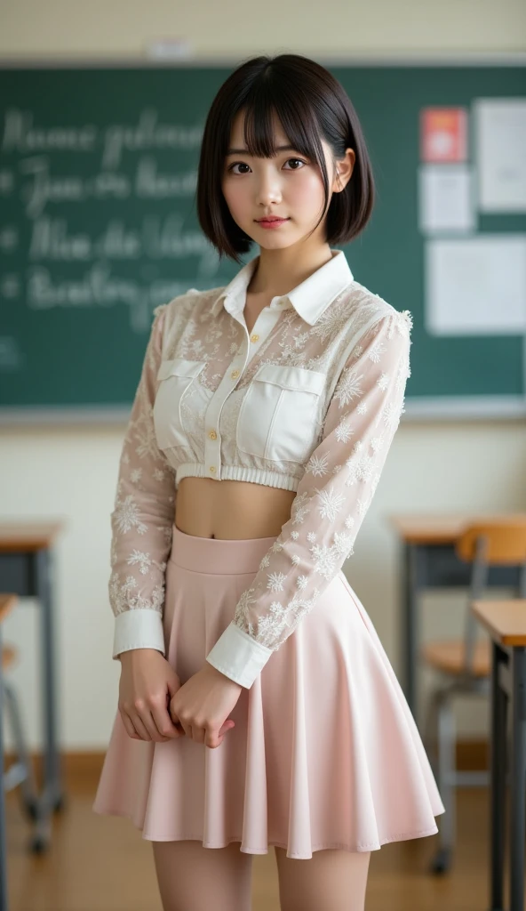 cute, beautiful girl, skirt, night