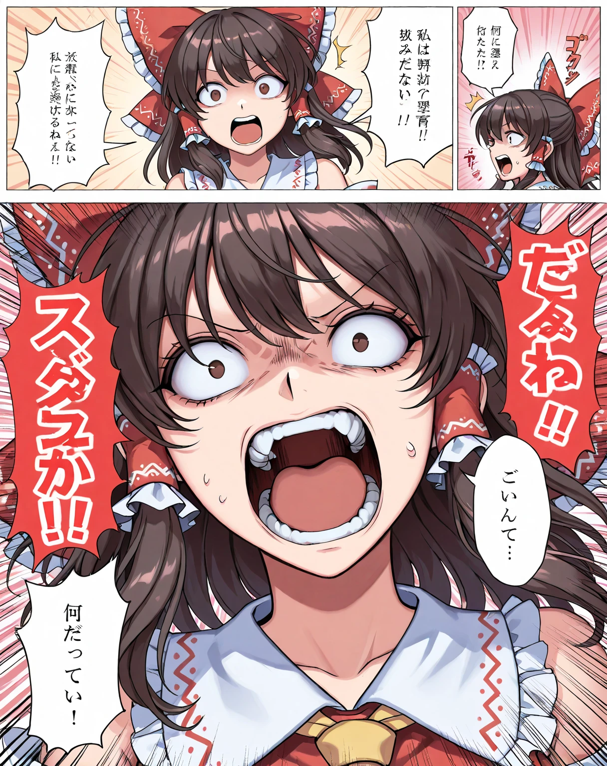 masochist、female、Erotic、Ecstatic expression、Dynamic Angles、Ahegao、incontinence、With dialogue