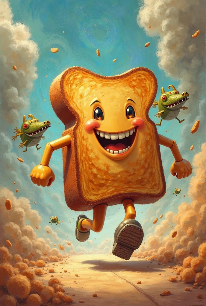 SpongeBob eating Popeyes