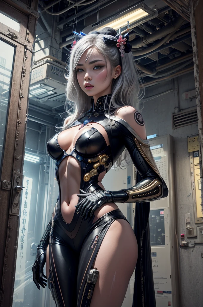 ((highest quality)), ((masterpiece)), (detailed:1.4), 。.。.。.3D, beautiful cyberpunk woman image,nffsw(high dynamic range),ray tracing,NVIDIA RTX,super resolution,unreal 5,Scattered beneath the surface,PBR texturing,post processing,anisotropic filtering,Depth of bounds written,maximum clarity and sharpness,multilayer texture,Albedo and specular maps,surface shading,Accurate simulation of light-matter interactions,perfect proportions,octane rendering,two-tone lighting,wide aperture,Low ISO、White balance、Rule of thirds、8K students、((Straight Long Hair))(((white and navy clothes)))(((blonde)))((12 years old))