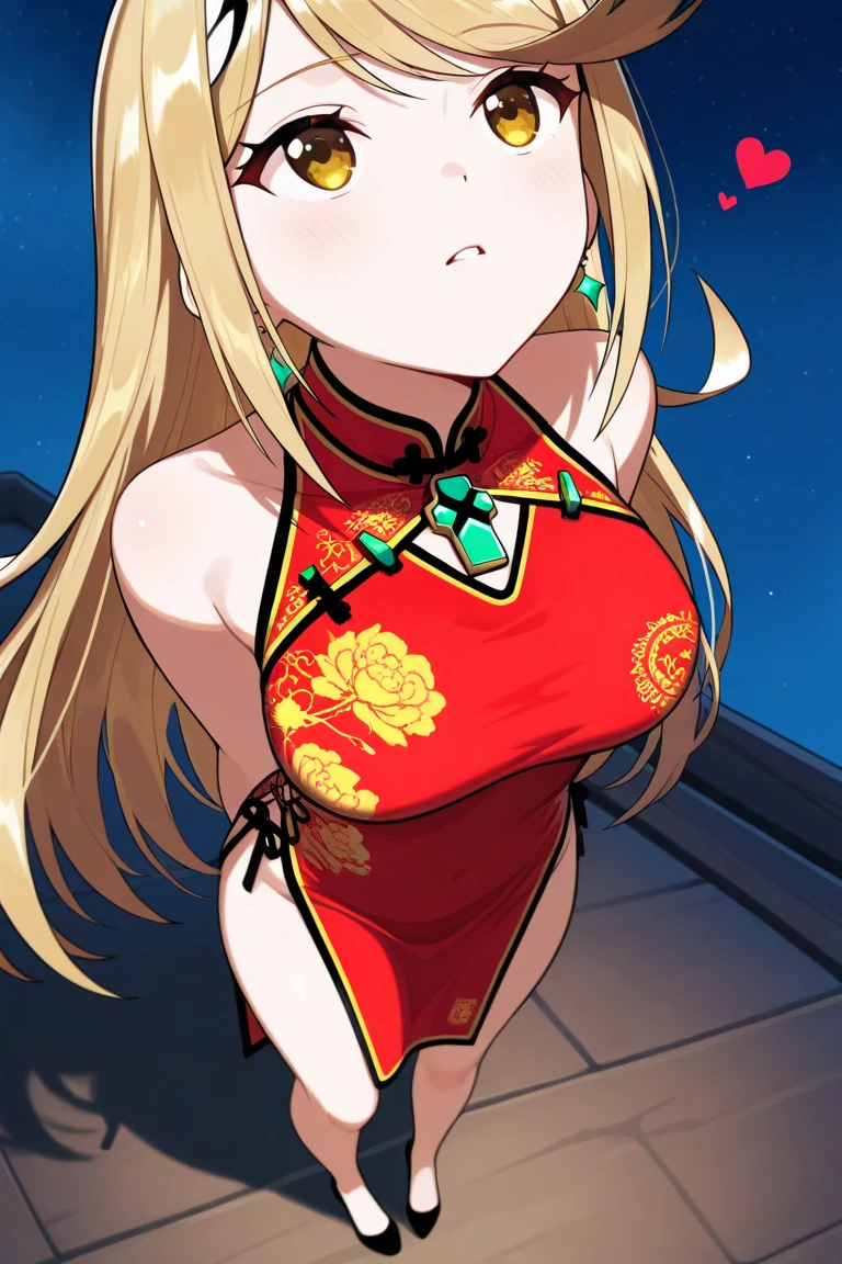 People Women、Blonde Hair、long hair、Hair between the eyes、Big Breasts、Huge breasts、Blue Eyes、Green turtleneck rip-off sweater、Clothes with body lines、Erect nipples、bulging large areola、Upper Body、night、Standing in the backstreets of Türkiye、Back Against a Wall、Making a peace sign、Watching the audience、Embarrassed、Red face、Smiling、Prostitute、