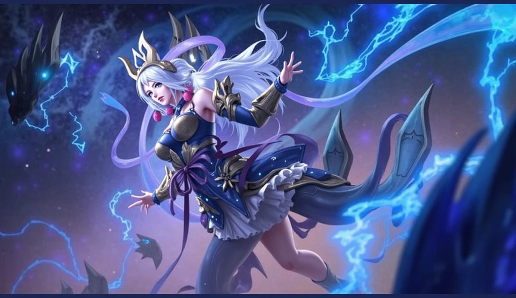 a woman with a glowing light in her hand and lingerie, irelia, mobile legends, zenra taliyah, ahri, leblanc, heise jinyao, splash art, league of legends arcane, beautiful celestial mage, portrait of ahri, freya, style league of legends, inspired by Ju Lian, astri lohne