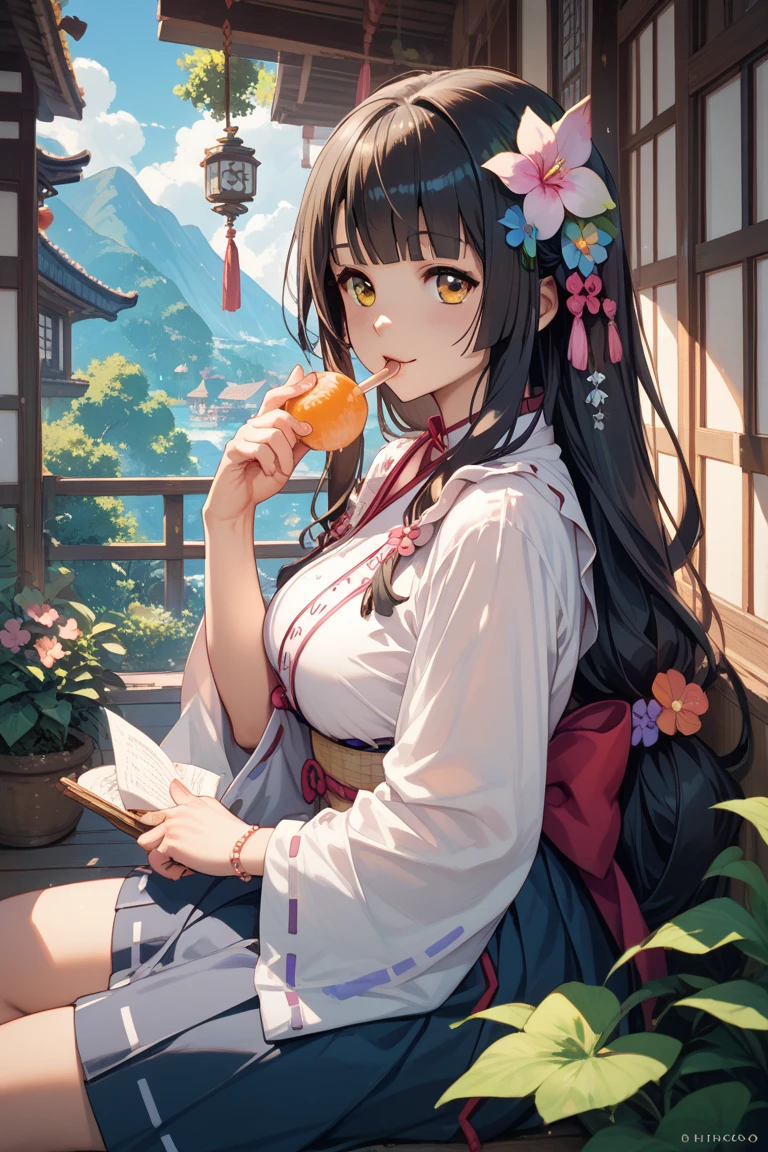 (masterpiece,high-level image quality,hightquality)、(Flower Fairy)、(Seeing with the Eyes of the Spirit、Seeing with Spiritual Sight)、夏天、grass field、insects、clouds、suns、femele、年轻、kawaii、Smile、Nature Spirits、rhinoceros beetle、Ants、butterflys々、Fairies working under angels