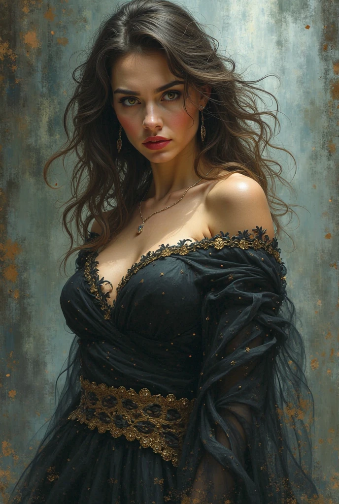 Add a woman to this image 