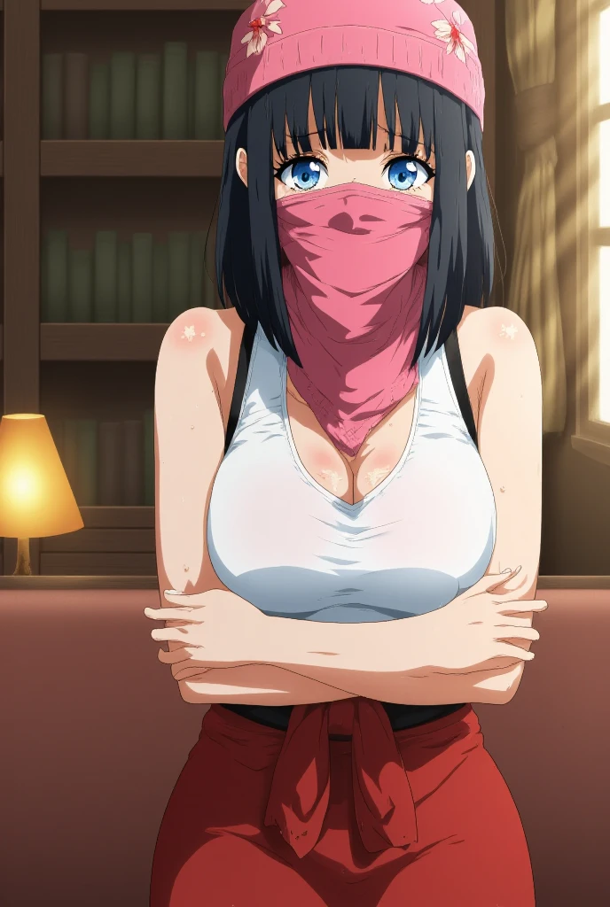 (masterpiece), (Hayase Nagatoro:1.5、friendly gal、1 girl)、best quality,(huge :1.2), (black skin:1.1), (micro bikini:1.1),(leaning forward:1.1), (open your mouth, smile:1.1), (classroom:1.1), blackboard