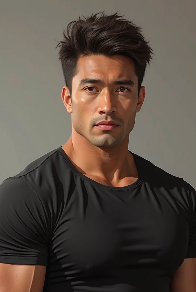 Nadech, ((the best quality)), ((masterpiece)), (detailed), perfect face, male, Perfect Body, short hair, white skin, Shirtless, Sunlight, ((the best quality)), ((Masterpiece)), (details), perfect face, high definition, Masterpiece,4k,details clearly, Handsome face, male body, strong muscles, The most handsome man in the world, handsome, The coolest face, Male characters, close image (1man, shirtless), young man, Extremely muscular tall man, open your eyes ((detailed eyes)), huge, muscular body and Massive, bulging pecs, muscular abs, delicate big eyes, carefree expression, clear face, handsome (detailed face, perfect face) ((extremely realistic shadows, bodybuilding posture, human, ((35-year-old man)), V shape, close up look, CG sense, Textured skin, the best quality, Storytelling images, shining eyes