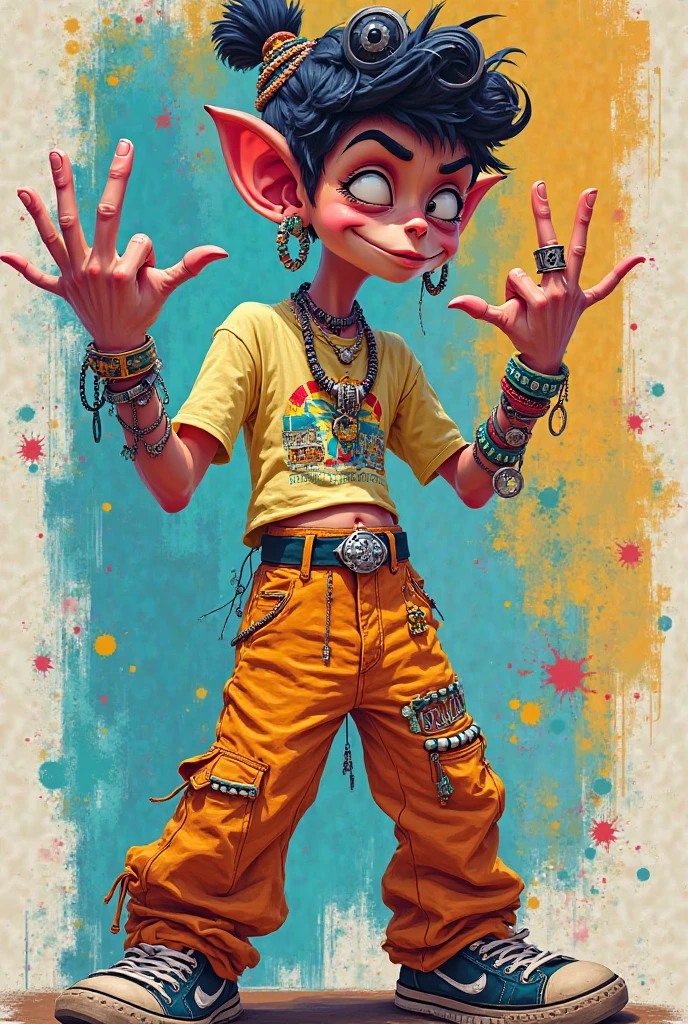 Create a lively cholo sun