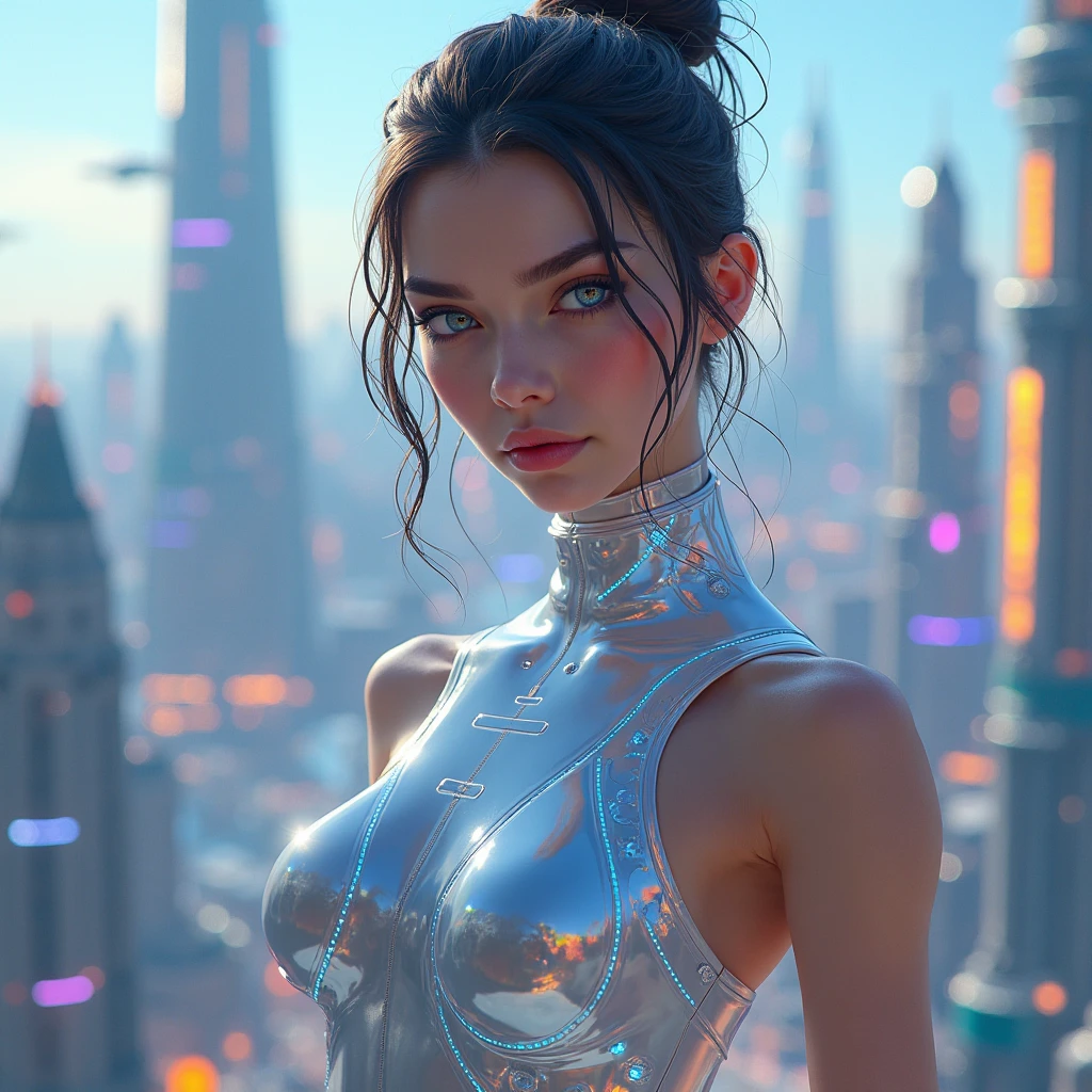 Handsome futuristic girl hot big boob, Handsome futuristic girl hot big boob
