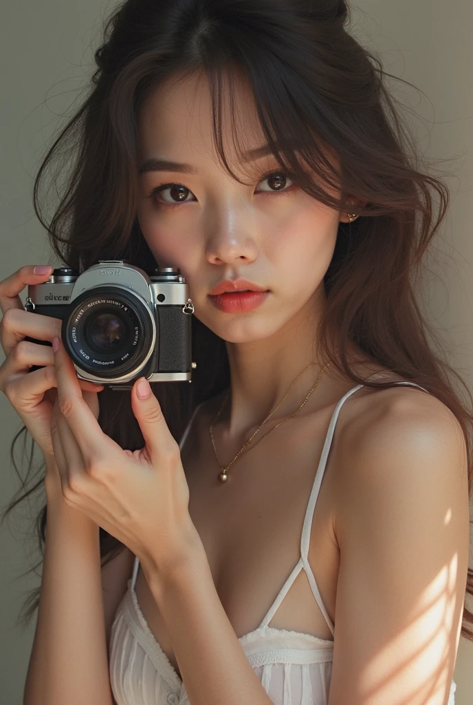 Kim Jennie de blackpink con el cabello rubio claro, cabello rubio con ondulado, cabello de color rubio ondulado, with small fringes, ojos color negro, nariz respingada y bonita, labios gruesos, Cupid and heart shaped lips.., labios rosas, pale, piel blanca, piel bonita y suave, con pecas y lunares, cejas bonitas, marked and beautiful clavicle, mientras tiene un gorro en forma de hamburguesa, gorro en forma de hamburguesa, mientras tiene un rosas color rojo tinto en su top, rojo oscuro, con ropa interior femenina, abdomen delgado y bonito, escote desnudo, (pechos grandes, pechos suaves, pechos naturaleientras agarra una rosa, in a room with a pink background, eating hamburgers and asian noodles, con un sombrero de vaquero, con un sombrero de vaquero, mirando a la camara, autofoto
