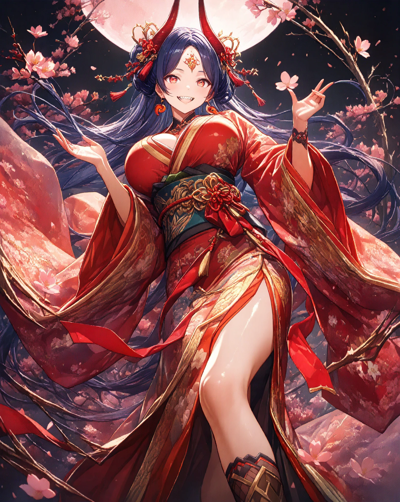 Wulin Beauty,Smiling eyes,Will martial arts,Long hair shawl,Bend over and show your curvy waist,Medium breast,Red lips,Sexy and charming,best quality,4K,Look at the audience,river
