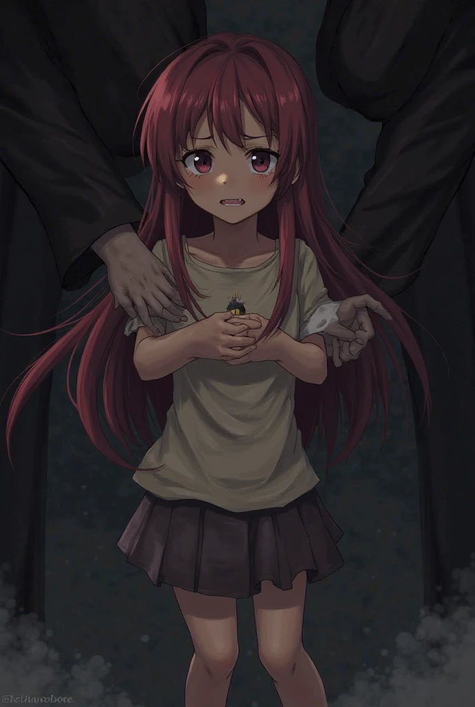 Nipples、Raped by a male Yankee、Being bullied by delinquents、Being forced to give a blowjob to a man、Dick、Covered in semen、Many large bruises、Girl、Girl、Short、Younger、Lower school year、Baby Face、flat chest、Watery eye、Marks of being beaten、Violence、Scared、At elementary schools, parks, homes, etc.、Bandage、Clothes that expose a lot of skin、No dialogue、Dynamic Angle、masterpiece、best quality、ultra-detail、scar、My hair is messy、scream and ask for help