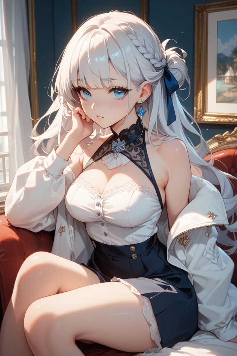 (1girl:1.3),realistic photograph, photorealistic:1.4
official art, ultra detailed, beautiful and aesthetic, beautiful, masterpiece, best quality, sitting down, spread legs, hands behind head,
big breasts,(naked), fingers spreading open,