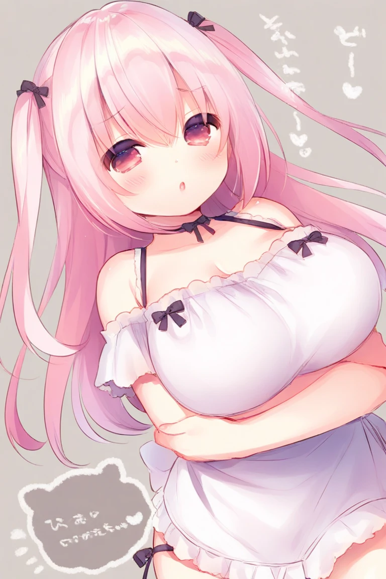 masterpiece,highest quality,(Super detailed),masterpiece,written boundary depth,perfect sentence, Detailed CG,Super detailed,(highly detailed eyes,very cute face,highly detailed face:1.3),beautiful anime girl,(solo girl:1.9),(super huge breasts:1.9),(pink hair,low twin tails:1.5),(light blue eyes:1.3),(smile full of joy:1.3),open your mouth,show viewer,break,(Bunny girl,Bunny girlの耳,white high leg leotard:1.5),white thigh socks,red bow tie,