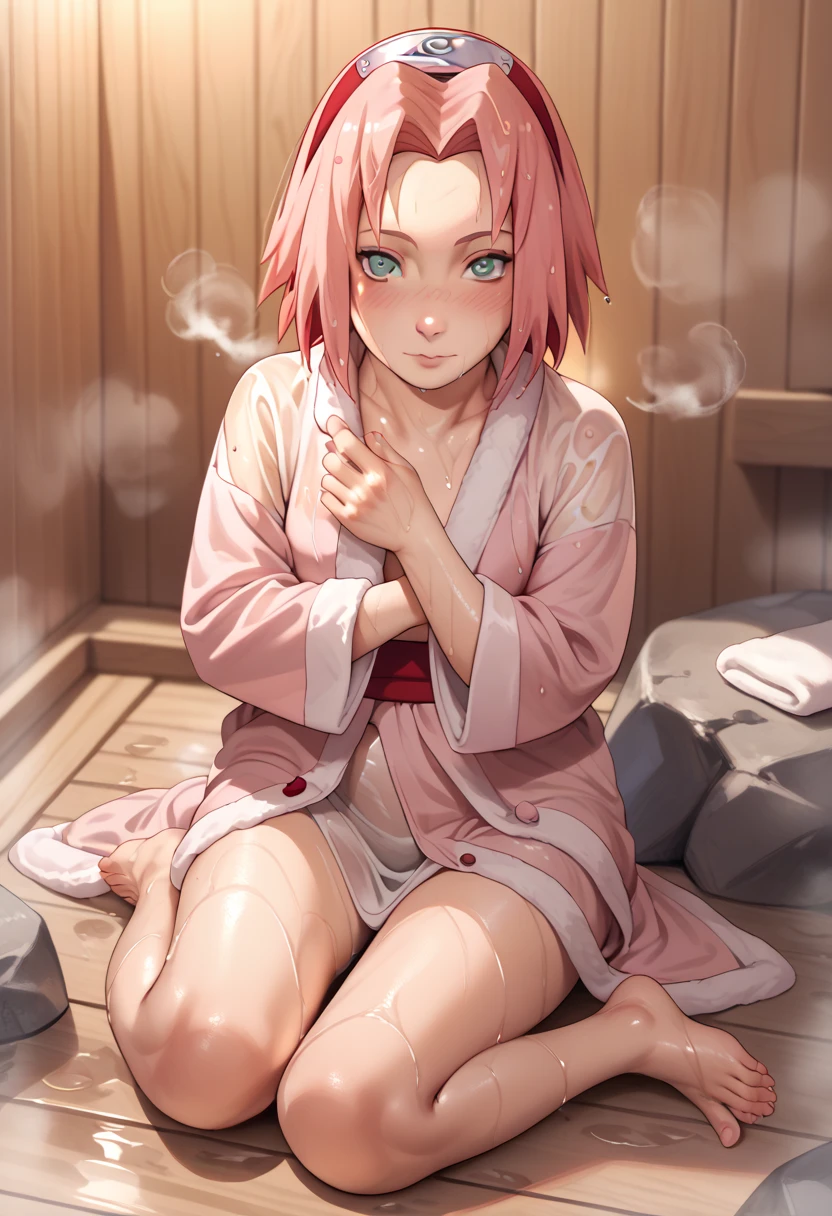 anime girl sitting on a mat with a flower in her hair, best anime 4k konachan wallpaper, beautiful anime girl squatting, splash art anime , sakura petals around her, guweiz on pixiv artstation, seductive anime girl, guweiz on artstation pixiv, the anime girl is crouching, cute anime girl