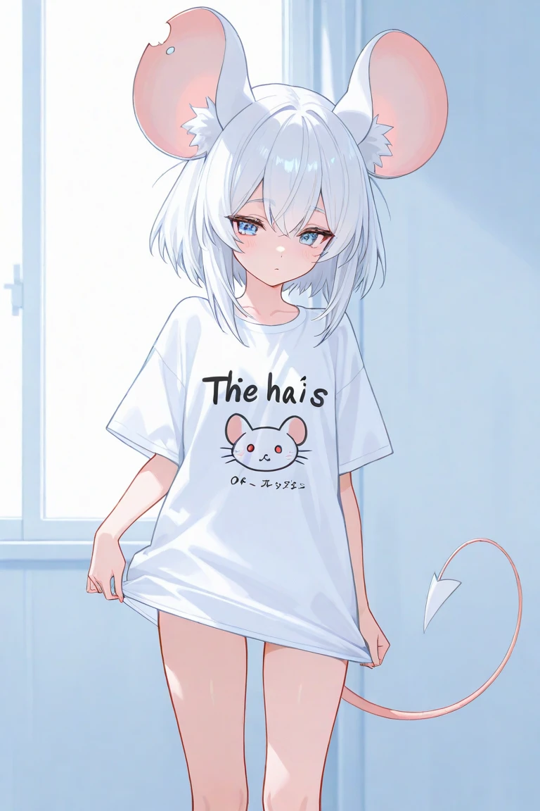 (best quality, masterpiece), 1 girl, centaur, It takes,White skin,,beautiful lower body skin, belly button t-shirt, 아름다운 소녀 perfect white tiger photo, perfect white tiger photo
