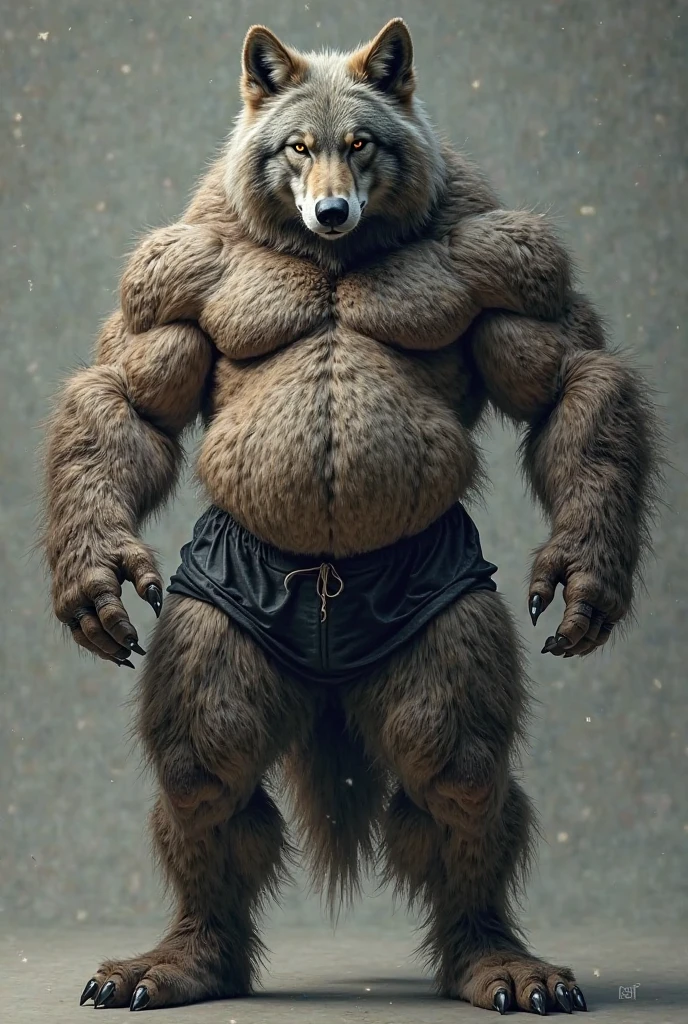 Muscular hairy wolf and sweaty adult (detailded), pose sexy, big pau, view from the bottom, Unclothed, transferring. Big cock, thick roll, dick grosso.