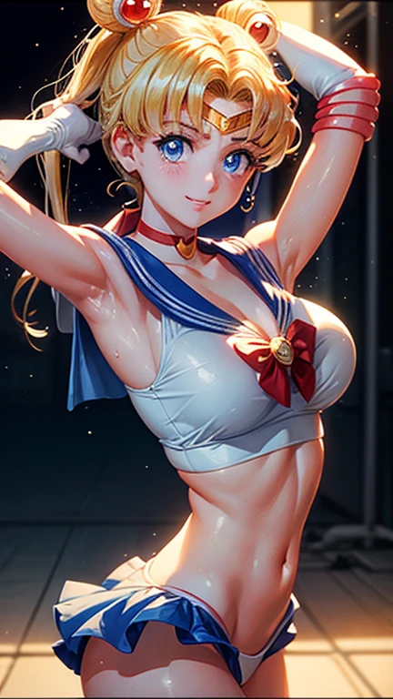 sailor venus, aino minako, blonde hair, blue eyes, red hair ribbon, full body shot, alone、1 girl、 break (table top:1.2), highest quality, High resolution, unity 8k wallpaper, full body shot, (fine and beautiful eyes:1.6), highly detailed face, perfect lighting, Detailed CG, (((perfect hands, perfect anatomy))),orgasm、You can see the shape of the nipple、oily shiny skin、show、When I look up diagonally、muscular pussy、that&#39;It&#39;s hard to breathe々and have、Without discomfort、white bikini、big、liquid that gives a sexual impression、angle from behind、that&#39;It&#39;s hard to breathe々and have表情、My whole body is on fire、~ ~ side、((dripping sweat))、beautiful armpits、realistic skin, shiny skin, professional lighting, sweaty feet,
