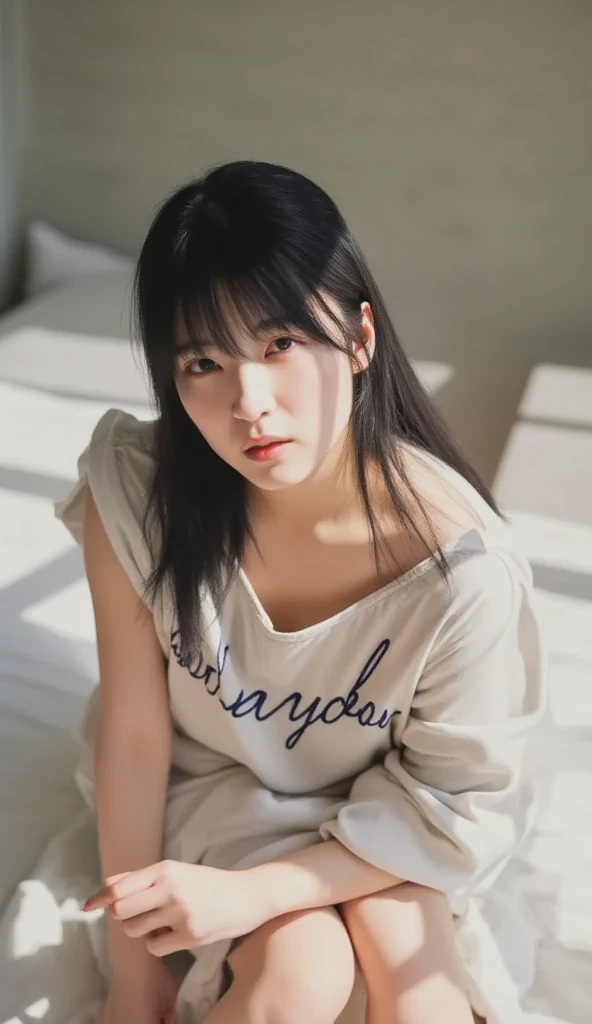 ((Highest quality, 8k, masterpiece: 1.3、From the back、Get on all fours、Eye-catching shots、Cowboy Shot、Spread your legs、No pants、Very good、barefoot)), sharp: 1.2, Perfect Body Beauty: 1.4, Slim Abs: 1.2, ((Leaning forward: 1.2)), Close your face: 1.5, (((Highly detailed face and skin texture, Beautiful Eyes, double eyelid))), Side view of the camera