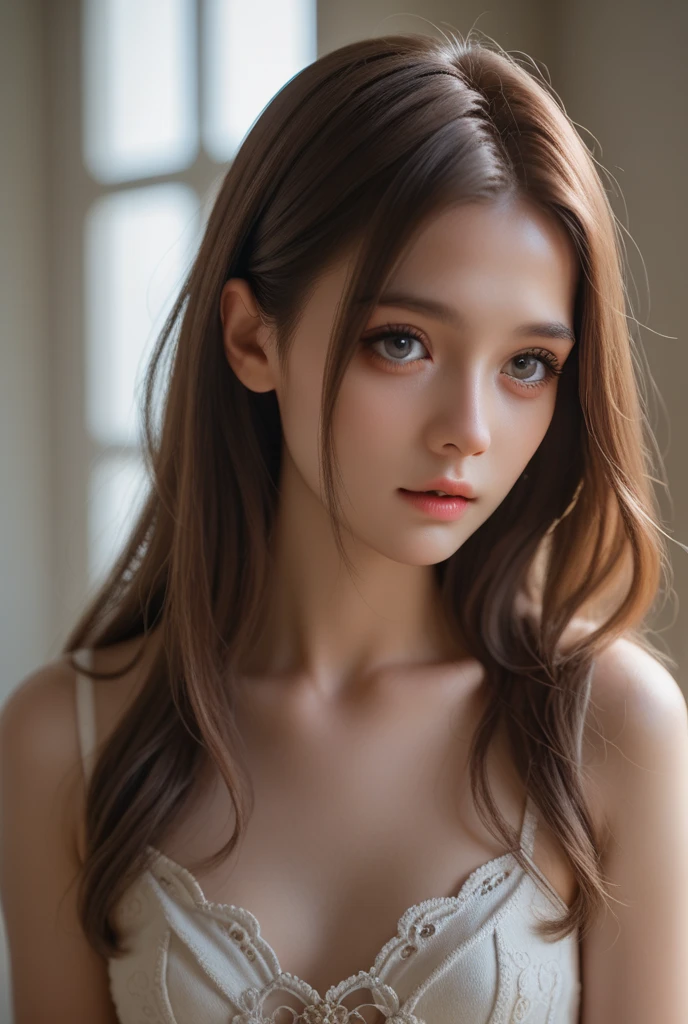 full body masterpiece, ultra realistic, 16k, high quality, incredibly detailed, dream aesthetic, dream atmosphere, cinematic, (sharp focus : 1.5), (photorealistic : 1.3), gothic (Gorgeous gothic girl), Kirsten Dunst, defined jaw, square face, wonderful gothic girl (enchanting seductress), cinematic, detailed, 16k sharp focus, realistic. wonderful. Seductive (evil). Red hair (realistic texture), highlighted, silky and shiny hair, detailed hair (realistic), redhead (natural). wonderful detailed face (enchanting seductress). blushed cheekbones (rosy cheeks), tanned skin, (white skin) alabaster skin that seems to glow ethereally. Her attire is gothic. Voluptuous shape. turquoise blue eyes (evil eyes look). a symmetrical face ::2 gothic clothes + ArtStation Trends + fantasy art + realistic cloth + fractals in the background, loose hair --aspect 9:21 – enhance your unearthly beauty. realistic skin texture, pale white skin illuminated. realistic perfect shading. absurd, realistic textures. alone, alone, 1 girl. Looking at the viewer. muscular female body, hot body, toned body, defined muscles. big natural breasts, cleavage. pantyhose, gothic (black) dress (realistic texture). In different positions at different angles. Bedroom background. incredibly real, best quality, photorealistic.