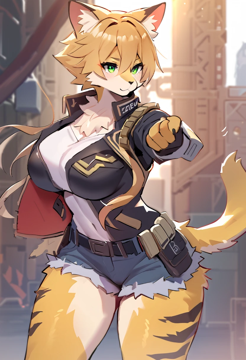 master-piece,hyper quality, hyper detailed,perfect drawing,1 beautiful girl, tiger print bikini, tiger ears, tiger tail, tiger palm, tiger paws, tiger fingers, sharp claws, sharp fangs, hunter's eyes aiming at prey, black and blonde mesh, sharp eyes, height 177cm, three sizes B95W60H90, kneeling, pow pause、(character sheet:1.4), (concept art:1.4)