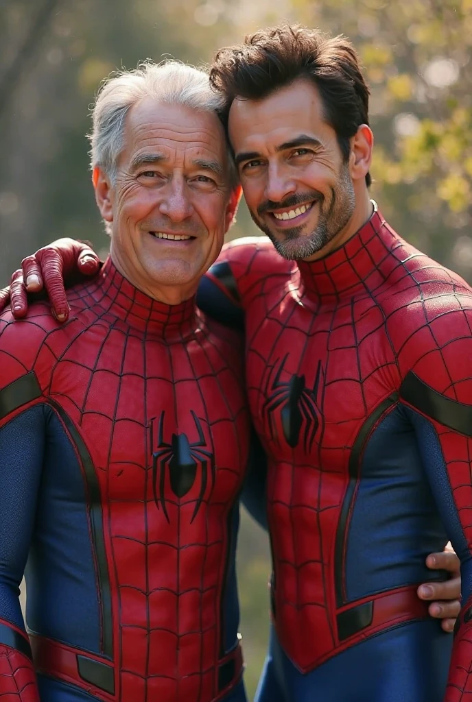 score_9, score_8_up, score_7_up, score_6_up, score_5_up, score_4_up , ,photo realistic,2men,
slim old man Alfred (butler, intelligent, gentlemanly, slim, in his 60s) and young guy Batman (hairy, muscular,handsome, tall, body covered in scars,30years old) wearing only a mask embrace each other in the shower in white briefs