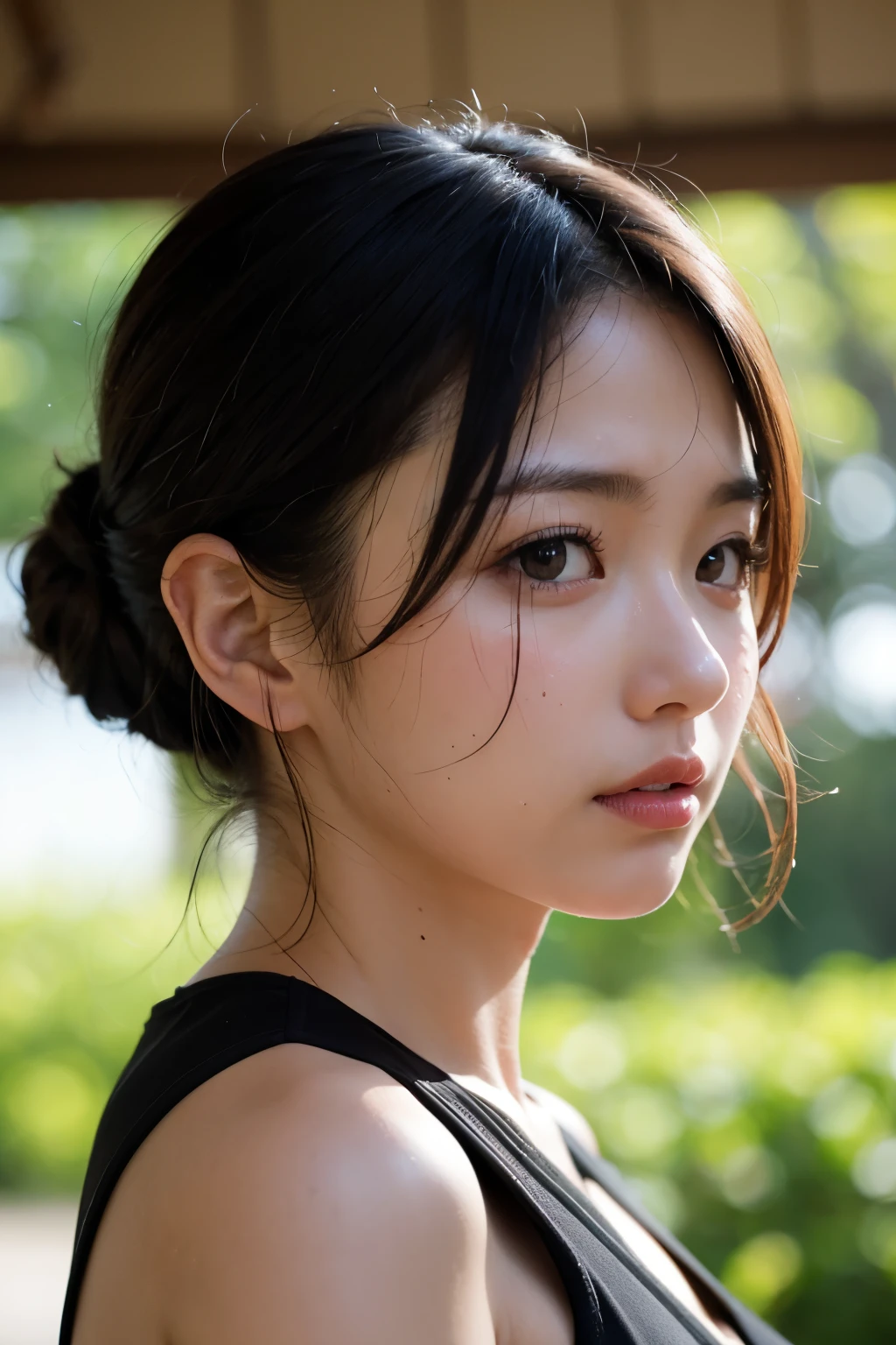 girl、sweaty