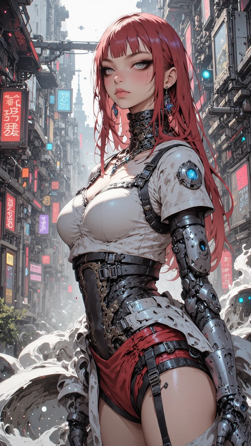 (( (tmasterpiece)，（Very detailed CG Unity 8K wallpaper），best qualtiy，cinmatic lighting，细致背景，beatiful detailed eyes，Bright pupils，（Very fine and beautiful），（Beautiful and detailed eyes description），ultra - detailed，tmasterpiece，hight resolution)), Curly, Richly decorated armor, a beautiful woman warrior, (Shorthair:1.3), red hairs, cleavage of the breast