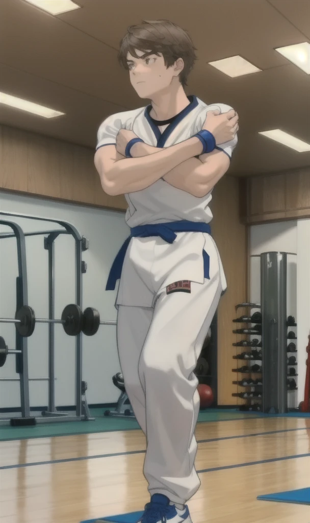 1 boy,Dojo,Gym
