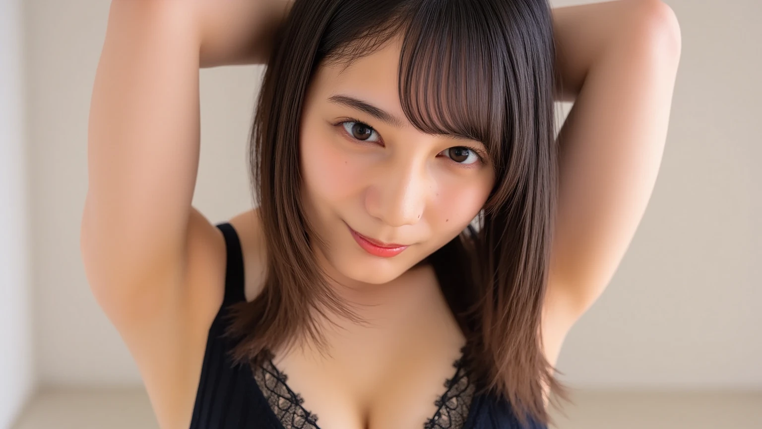 (((Fine image quality correction、Smooth image correction、Image quality correction for rough images:1.48)))、(((masterpiece、Highest quality、Very detailed、Artistic lighting balance that brings out the best in your model、Perfect Anatomy)))、(Surreal)、(Upper Body:1.5、high school girl、Great balance of facial placement)、(Highly detailed CG illustrations)、(Very delicate and beautiful)、Realistic quality、Realistic atmosphere、Realistic human texture、Realistic human touch、Realistic facial muscles、realism、Absolute rules、最高masterpieceのバランス、The most beautiful composition of a woman、Realistic creation and expression、