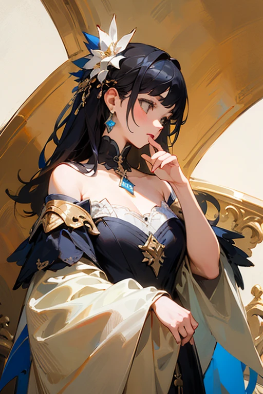 A cinematic scene,a Nsfw gorgeous Naked princess in winter cosplay,hiding hands,no hands,pussy,nude,erotic posing,sexual posing,Like the work of Klimt,Like Amcha's work,Inspired by Klimt and Mucha,Vivid colorful tones,colourful hair,Stylish,Anime Girl,fantrome,NSFW,busty,Gorgeous,Glamour, Inspired by Robert McGinnis, inspired by Grete Stern, style of takato yamamoto, Guido Crepax, Guido Crepax Style, tenderness, Vania Zhurvyov, Inspired by Leonor Fini, Long-tail cultivation, inspired by Takato Yamamoto.masutepiece,ultimate quallity,Detailed background, tag: Beautiful detailed eyes, Beautiful detailed lips, extremely detailed eye and face, long eyelashes, (Best Quality:1.2), Ultra-detailed, (Realistic:1.37),ultra photorealistic,, Color contrast, High resolution, Psychedelic Dresses, Inspired by Robert McGinnis, Grete Stern style, Takato Yamamoto Style, Guido Crepax Style, Inspired by Amano, Inspired by Vania Juravievov, Inspired by Leonor Fini, Inspired by Hideboshi Nagao, Inspired by Takashi Yamamoto, Vivid colors, Dramatic Lighting, Impressive composition, Intriguing atmosphere, Feminine elegance.