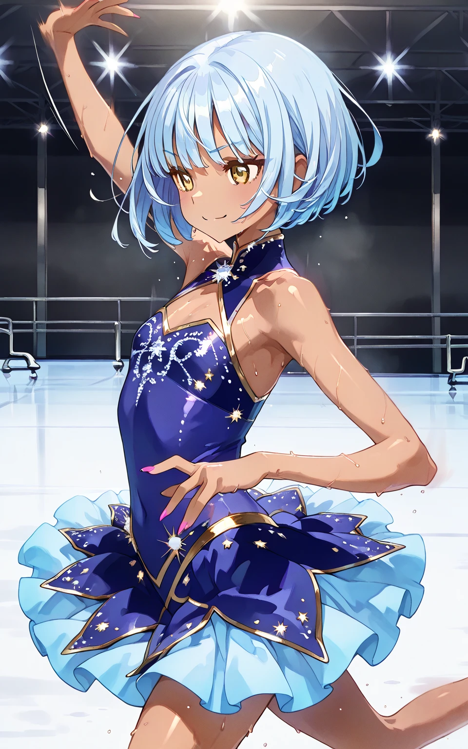 highquality illustration, masterpiece, very delicate and beautiful, attractive girl,(gymnastics leotard, Floral patterns leotard,long sleeve leotard with glittery decoration,high_leg leotard,athletic leotard,tight-fit leotard,iridescent gradient leotard,long-sleeve leotard),thin,slender body,slim,high school,gymnasium background,gymnastics club,gymnastics athlete,princess, beautiful eyes,light smile,(masterpiece, best quality:1.2), highres, extremely detailed CG unity 8k wallpaper, perfect lighting, Colourful, ultra-high res,4K,ultra-detailed, photography, 8K, HDR, ,cowboy shot,