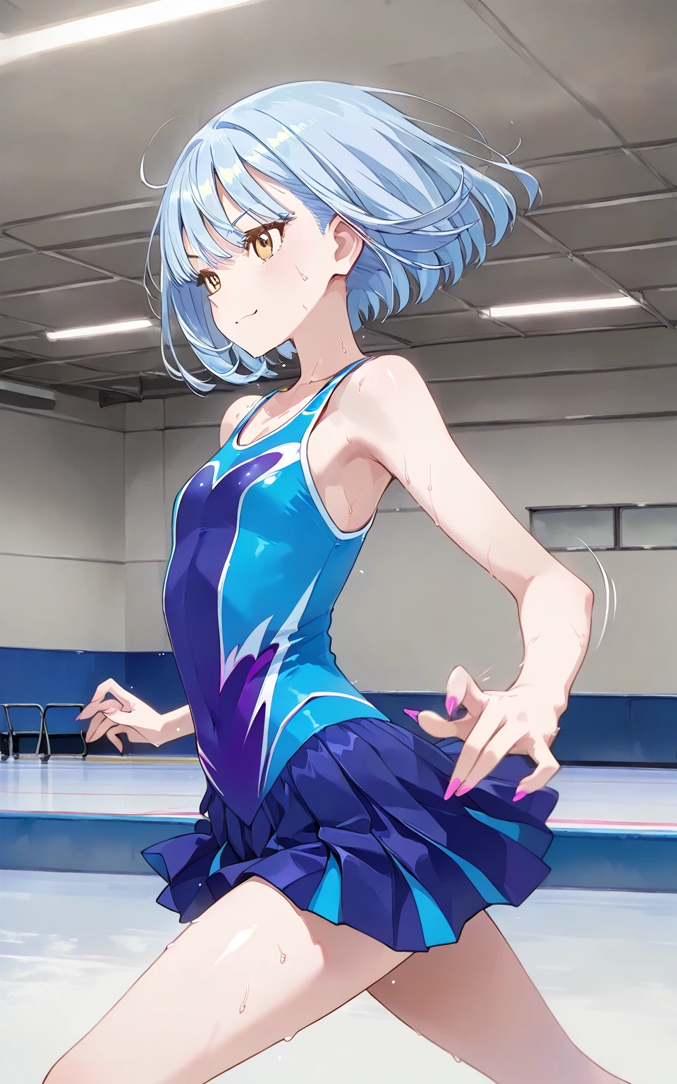 highquality illustration, masterpiece, very delicate and beautiful, attractive girl,(gymnastics leotard, Floral patterns leotard,long_sleeve leotard,high_leg leotard,athletic leotard,tight-fit leotard),thin,slender body,slim,high school,gymnasium background,gymnastics club,gymnastics athlete,princess, beautiful eyes,light smile,(masterpiece, best quality:1.2), highres, extremely detailed CG unity 8k wallpaper, perfect lighting, Colourful, ultra-high res,4K,ultra-detailed, photography, 8K, HDR, 17 ages,
