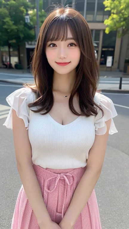 (8K, highest quality, masterpiece:1.2), (realistic, Photoreal:1.37), super detailed, one girl, cute, solo, Inside the car,Dim,car passenger seat,((rest one&#39;s chin on one&#39;s chin)),((small chest)), (nose blush), (laughter:1.3), beautiful and fine eyes, (hair length: 1.2), Floating hair NovaFrogStyle, Upper body, Light pink blouse