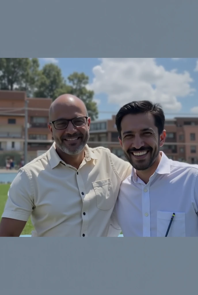 there are two men standing next to each other in a baseball field, david rios ferreira, edu souza, Ronaldo Luis Nazario da Lima, Edon Guraziu, in sao paulo, icaro carvalho, Ronaldo Nazario phenomenon, Ronaldo Luis Nazario de Lima, caio santos, Com Godray, Andrea Rocha, Carmelo Blandino --auto --s2