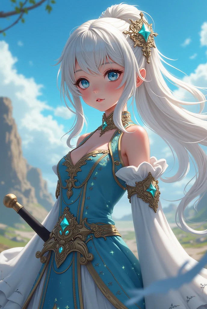 Immerse yourself in this stunning movie still that showcases a 1girl floating gracefully in the sky, embodying the essence of a cloud girl. The atmosphere is filled with fluffy clouds, and the entire scene is depicted in a stunning 8k high-resolution. The girl's liquid paint rainbow hair defies gravity, adding a touch of magic to the image. The heavy strokes and abstract motifs inspired by Bauhaus create a visually striking and intricate backdrop. The romantic lighting and subtle glow give the image a dreamlike quality. Executed as a breathtaking photograph using a professional camera with a 16:9 aspect ratio, capturing every detail with precision and clarity.