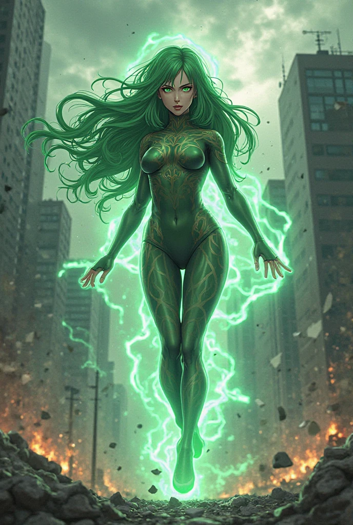 Tatsumaki but she has a dick a big one
