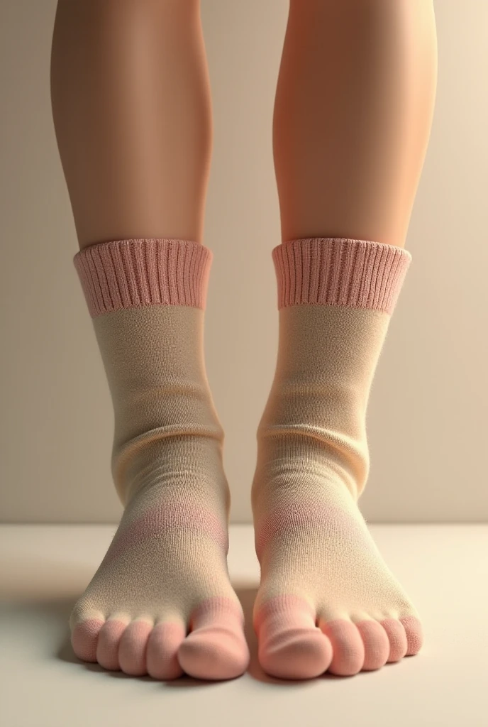 White striped stockings