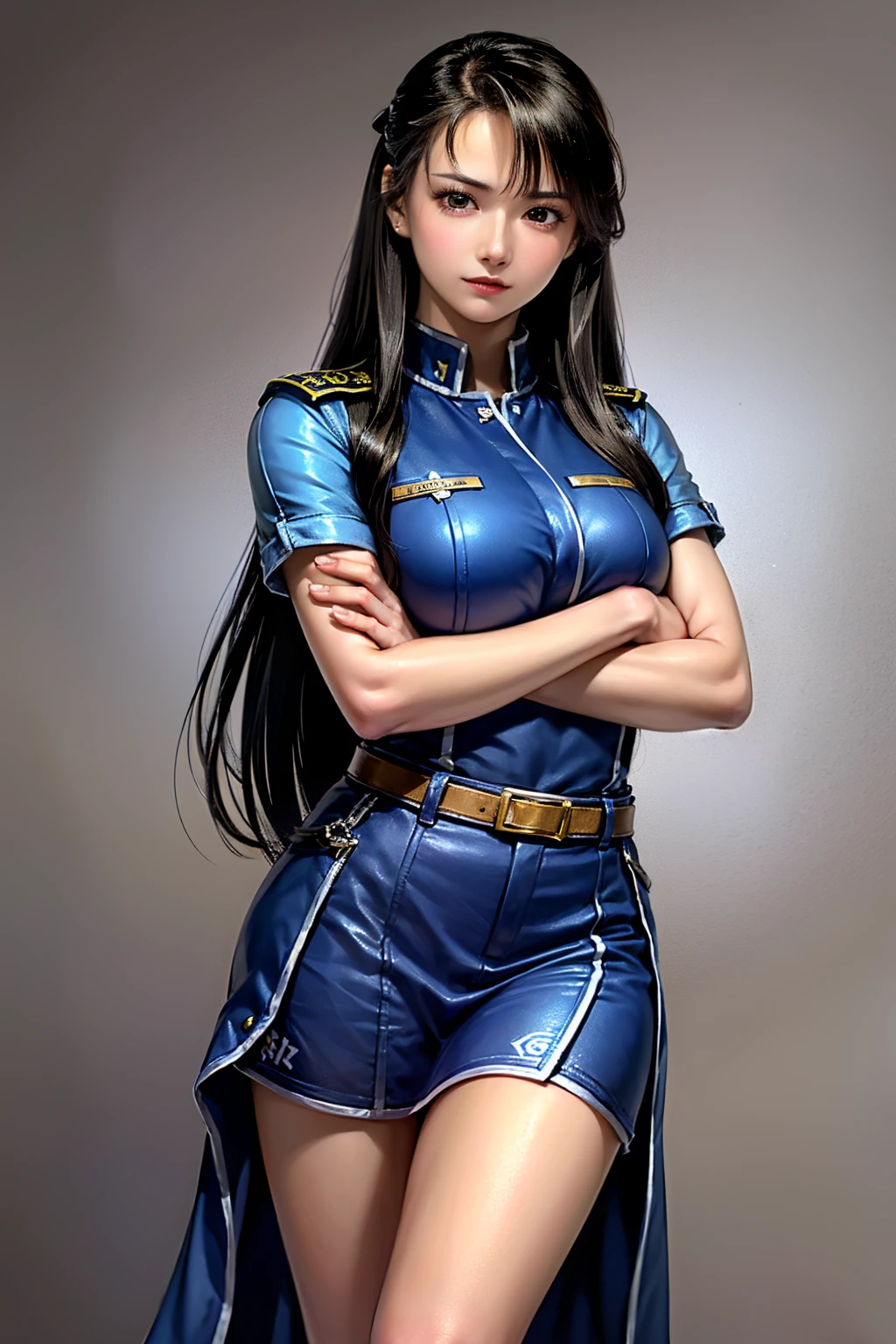 (Explicit content warning) [(Masterpiece: 1.1, Best Quality: 1.1), Shy schoolgirl in uniform showing off, emphasis, panty, sheer fabric, Slightly 0.8 Blue Hairs, Wet,  (style of Anton Dieffenbach), oil painting,  Fresh palette canvas/acrylic, Intricate, 極端なディテール,