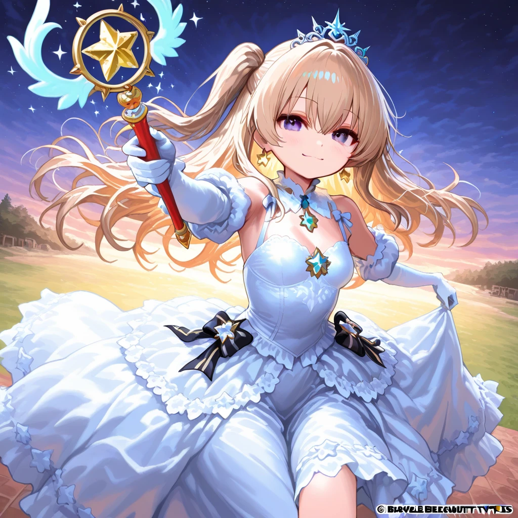 Stickers，Sticker，1girll, With a sword, Anime style，Dreamland Wonderland、fanciful，tmasterpiece，k hd，Rich in color，Detailed details，Seven colors,(Best quality,Masterpiece, iintricate,hyper-detailing,8K  UHD,超高分辨率，extremely detaile)