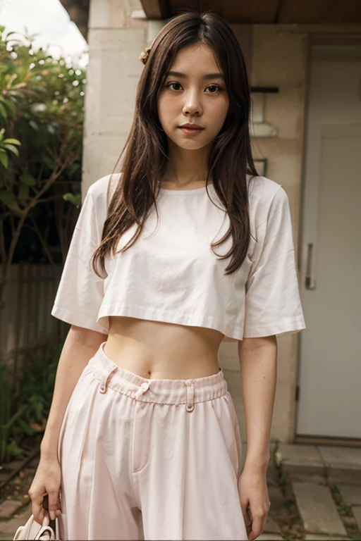 Angle from the front、Cowboy Shot、Ripped print T-shirt、City of night、((Emoガール))、((Emo))、bad woman、short, black, Shaggy Hair、Gradient Hair、(((Pink Panties)))、Big Breasts、In the background is the High Sokotl Cycle)))、Highest quality,(RAW Photos:1.2)、(Realistic:1.4),(High resolution:1.4), 1 Girl, Written boundary depth,, Exquisitely crafted,8K, Very detailed, Perfect lighting, Great background、((Delicate painting)),(女の子の詳細なRAW Photos),(Highest quality:1.6), (超High resolution:1.5), (Realistic:1.75), 8K resolution, Canon EOS R5, 50mm, Very detailed,Cinema Lighting,Correct finger、((I can see very small panties))