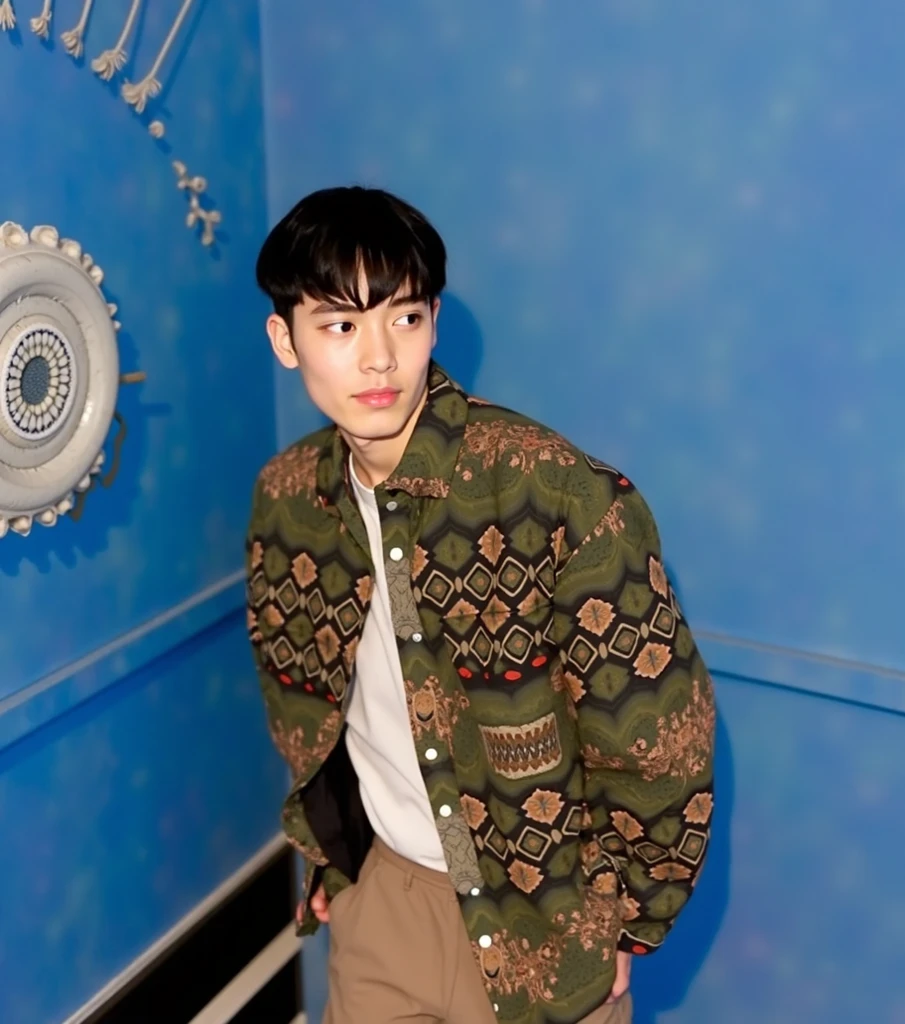 Arafed man sitting on a box wearing white shirt and black pants., kim doyoung, TaeJune Kim, Jinyoung Shin, cai xukun, hyung tae, pintar ulzzang, jungkook, Colección Off - White, Jung Jaehyun, Apagado - Estilo blanco, hong junio hyung, inspirado en jeonseok lee, cuchilla del grupo de drenaje, blanquecino, kpop boy, korean face soobin, TxT Soobin, korean male face