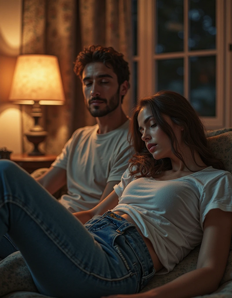 couple sitting on couch- romance